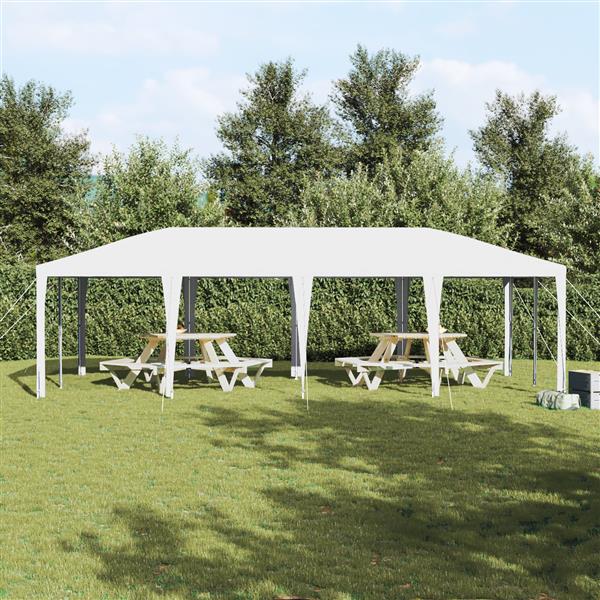 Grote foto vidaxl partytent wit 8x4 m pe tuin en terras overige tuin en terras