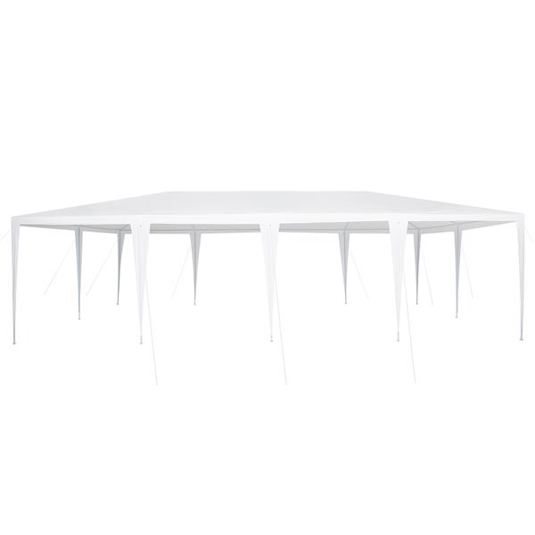 Grote foto vidaxl partytent wit 8x4 m pe tuin en terras overige tuin en terras