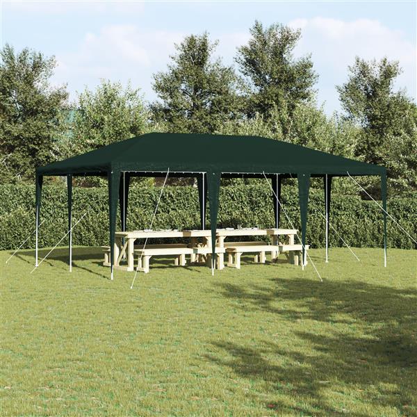 Grote foto vidaxl partytent groen 6x4 m pe tuin en terras overige tuin en terras