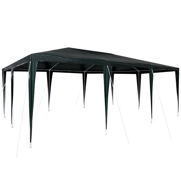 Grote foto vidaxl partytent groen 6x4 m pe tuin en terras overige tuin en terras