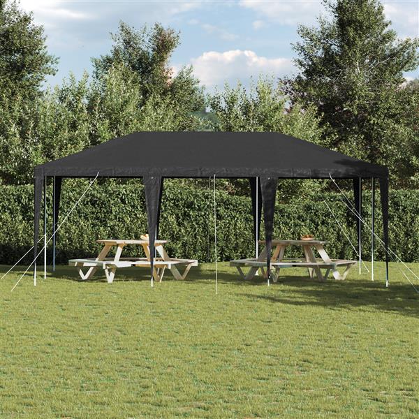Grote foto vidaxl partytent antraciet 6x4 m pe tuin en terras overige tuin en terras
