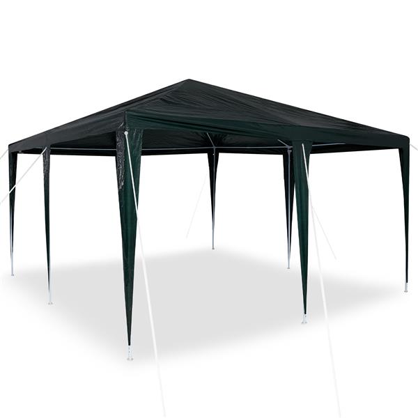 Grote foto vidaxl feesttent groen 4x4 m pe tuin en terras overige tuin en terras