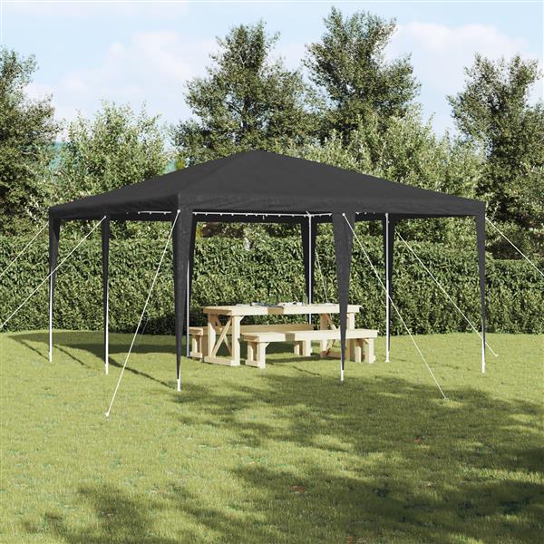 Grote foto vidaxl partytent antraciet 4x4 m pe tuin en terras overige tuin en terras