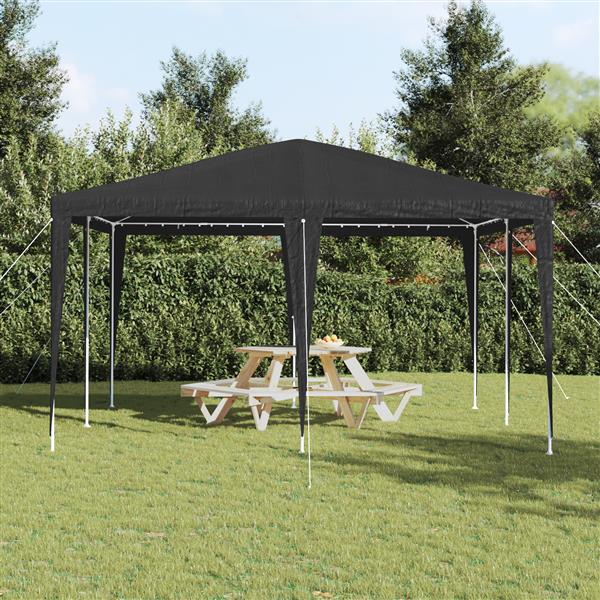Grote foto vidaxl partytent antraciet 4x4 m pe tuin en terras overige tuin en terras