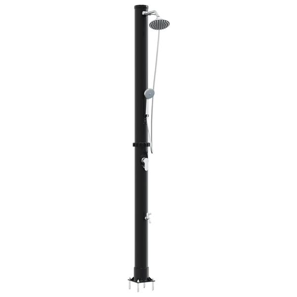 Grote foto vidaxl buitendouche met handdouchekop 217 cm 20 l tuin en terras zwembaden toebehoren