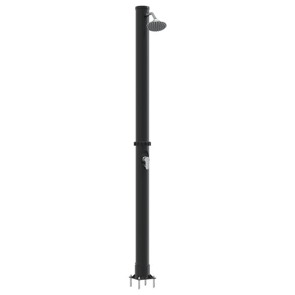 Grote foto vidaxl buiten douche met zonnewater 217 cm 20 l tuin en terras zwembaden toebehoren