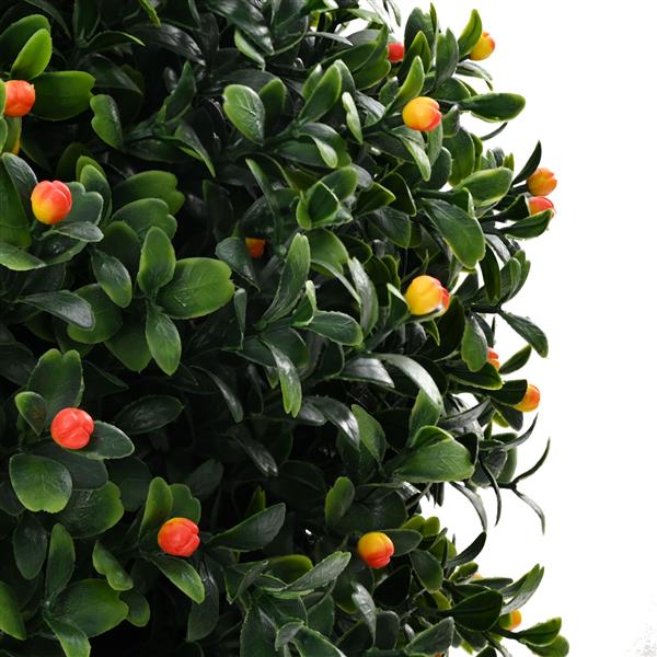 Grote foto vidaxl kunstboom met fruit en pot 35x50 cm groen tuin en terras sierplanten