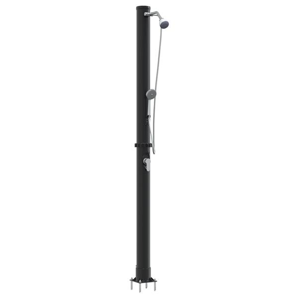 Grote foto vidaxl buiten ligbed douche met handdouchekop 217 cm 20 l tuin en terras zwembaden toebehoren