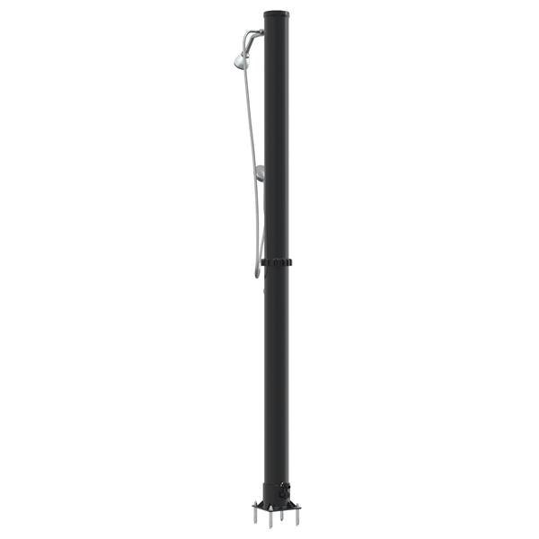 Grote foto vidaxl buiten ligbed douche met handdouchekop 217 cm 20 l tuin en terras zwembaden toebehoren