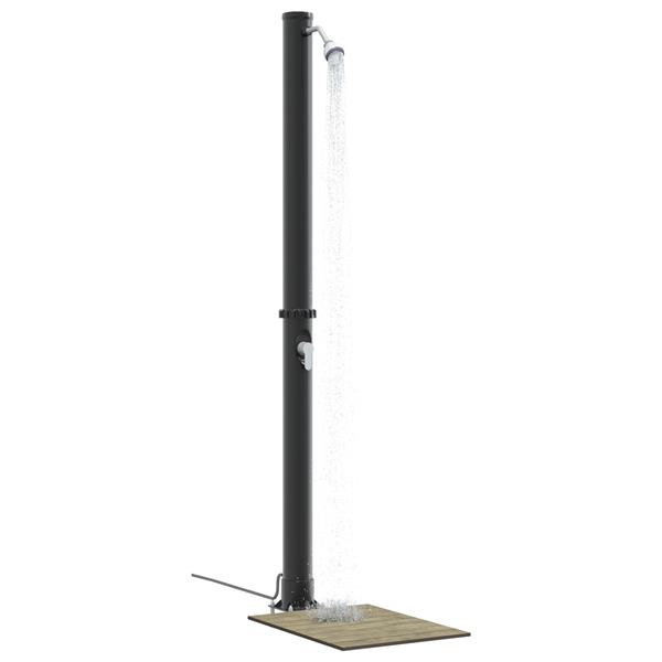 Grote foto vidaxl buiten douche 217 cm 20 l tuin en terras zwembaden toebehoren