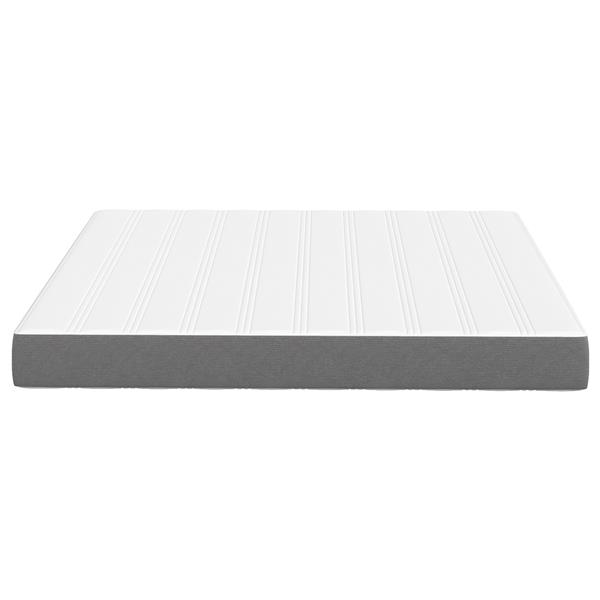 Grote foto vidaxl pocketveringmatras medium 180x200x20 cm stof lichtgrijs huis en inrichting matrassen en bedbodems