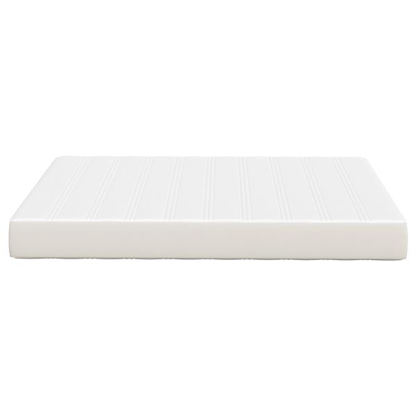 Grote foto vidaxl pocketveringmatras medium 160x200x20 cm stof cr mekleurig huis en inrichting matrassen en bedbodems