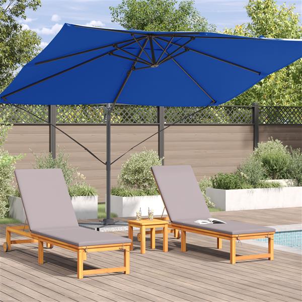 Grote foto vidaxl cantilever roma parasol azure blauw 352x251x260 cm aluminium tuin en terras overige tuin en terras