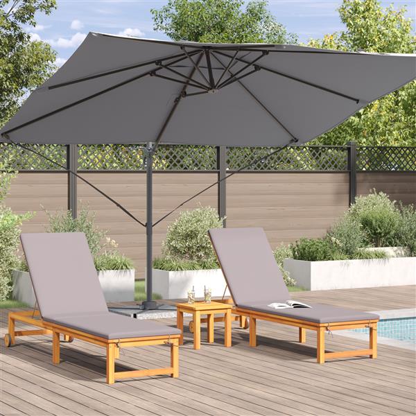 Grote foto vidaxl cantilever roma parasol antraciet 352x251x260 cm aluminium tuin en terras overige tuin en terras