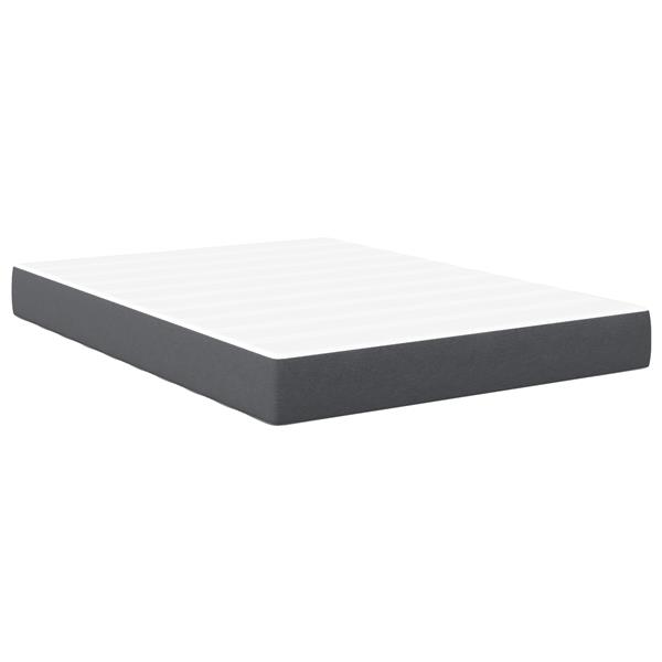 Grote foto vidaxl pocketveringmatras medium 140x190x20 cm stof donkergrijs huis en inrichting matrassen en bedbodems