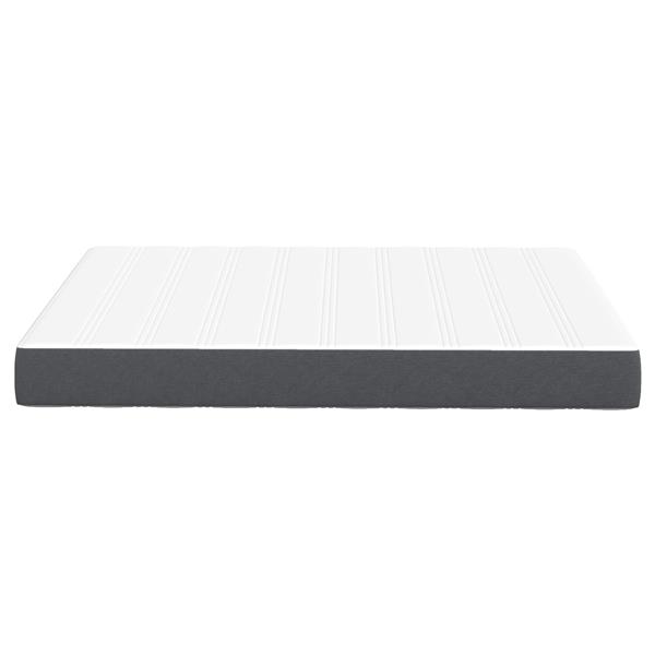 Grote foto vidaxl pocketveringmatras medium 140x190x20 cm stof donkergrijs huis en inrichting matrassen en bedbodems