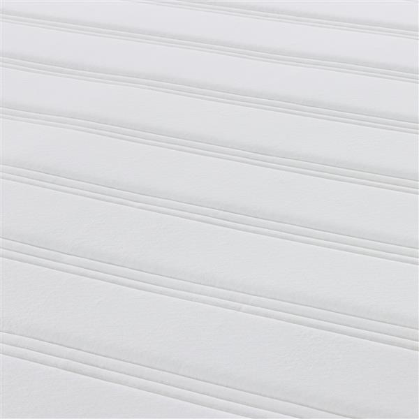 Grote foto vidaxl pocketveringmatras medium 140x190x20 cm stof donkergrijs huis en inrichting matrassen en bedbodems