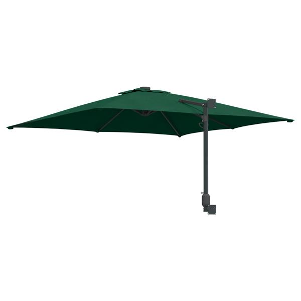 Grote foto vidaxl wandparasol groen 247 cm tuin en terras overige tuin en terras