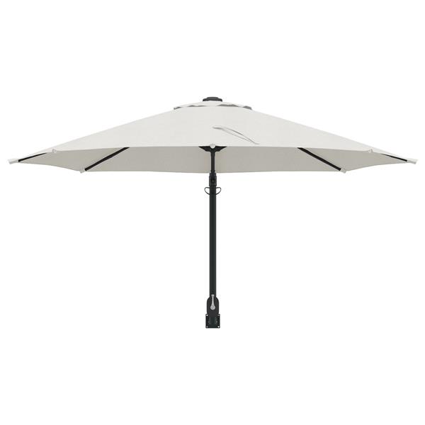 Grote foto vidaxl wandparasol tuin zand 250 cm tuin en terras overige tuin en terras