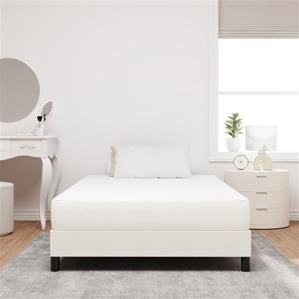 Grote foto vidaxl pocketveringmatras medium 120x200x20 cm stof cr mekleurig huis en inrichting matrassen en bedbodems