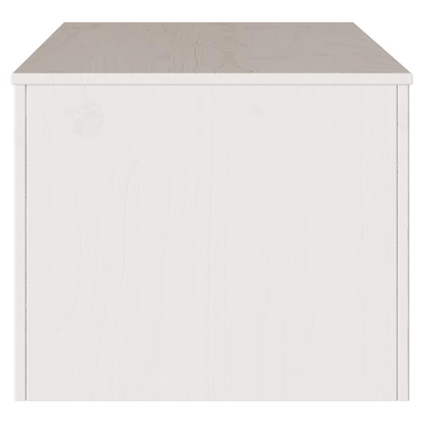 Grote foto vidaxl salontafel drammen 99x55x45 cm massief grenenhout wit huis en inrichting eettafels