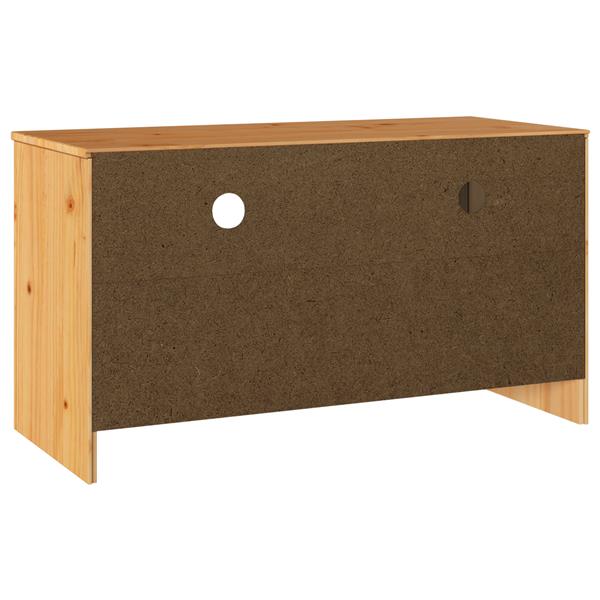 Grote foto vidaxl tv meubel drammen 99x43x55 cm massief grenenhout huis en inrichting overige