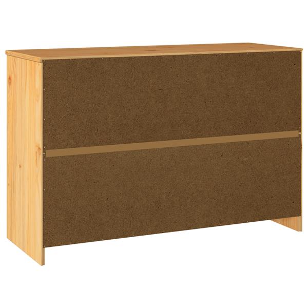 Grote foto vidaxl dressoir drammen 114x43x75 5 cm massief grenenhout huis en inrichting overige