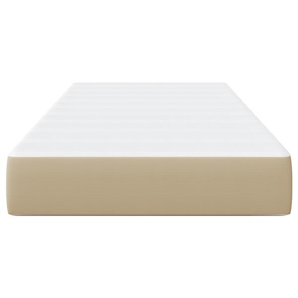Grote foto vidaxl pocketveringmatras medium 90x190x20 cm stof lichtgroen grijs huis en inrichting matrassen en bedbodems