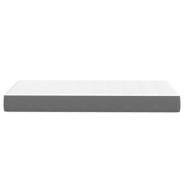 Grote foto vidaxl pocketveringmatras medium 80x200x20 cm stof lichtgrijs huis en inrichting matrassen en bedbodems