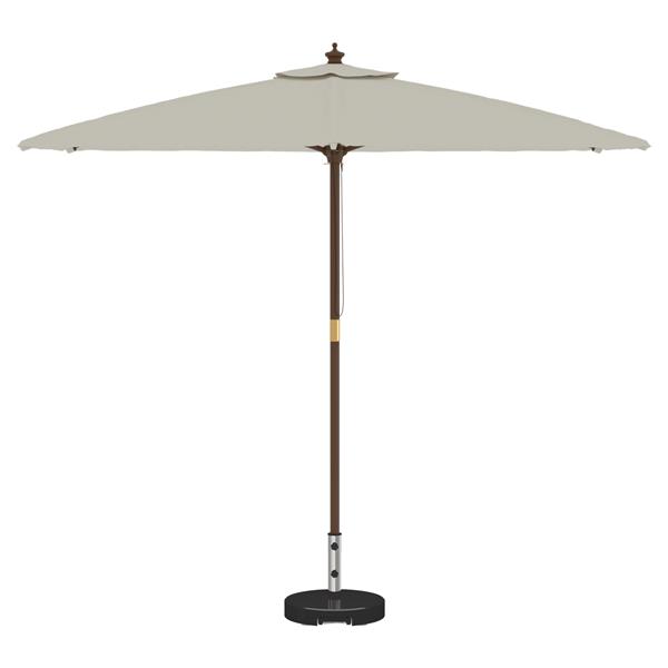 Grote foto vidaxl parasolvoet met wielen en handvat zwart graniet 29 kg rond tuin en terras overige tuin en terras