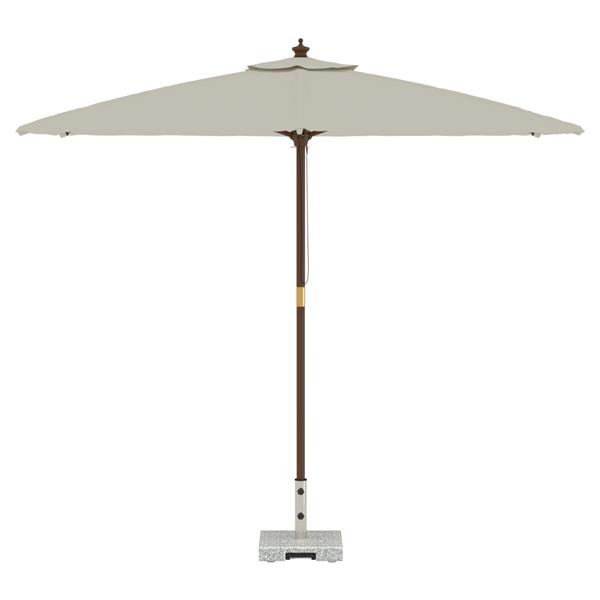 Grote foto vidaxl parasolvoet met wielen en handgreep grijs graniet 29 kg vierkant tuin en terras overige tuin en terras