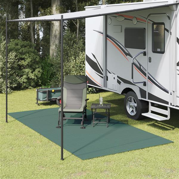 Grote foto vidaxl tenttapijt groen 2x3 m caravans en kamperen tenten
