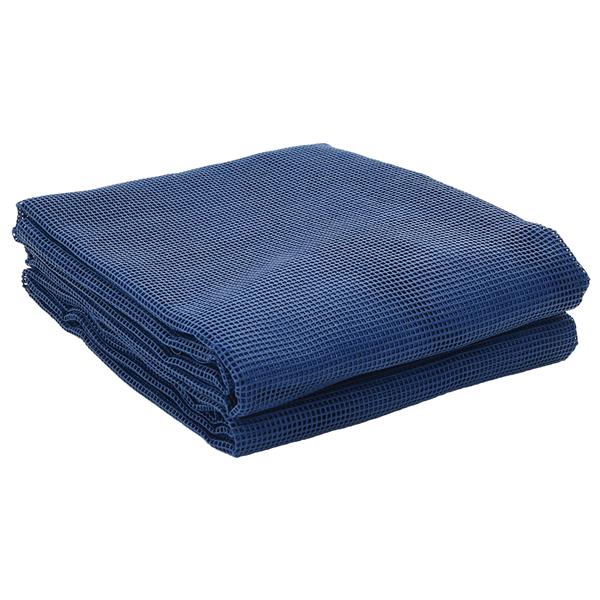 Grote foto vidaxl tent tapijt blauw 2x2 m caravans en kamperen tenten