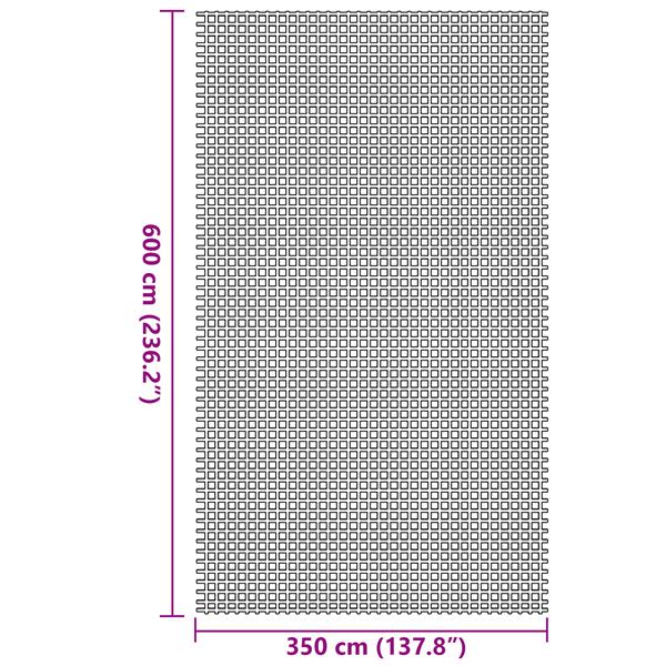 Grote foto vidaxl tent tapijt anthraciet 3 5x6 m caravans en kamperen tenten