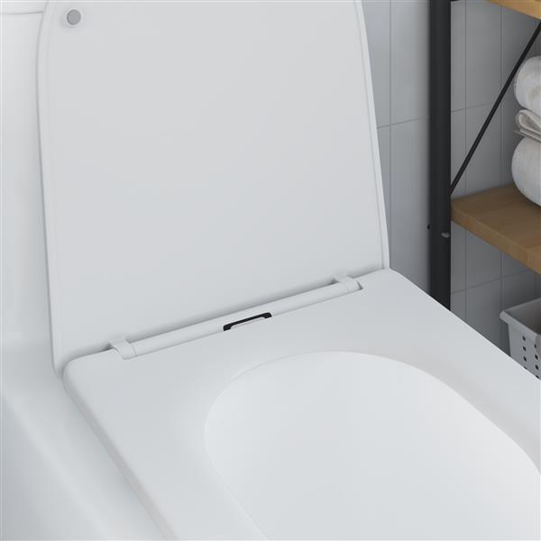 Grote foto vidaxl toiletbril soft close met quick release duroplast wit doe het zelf en verbouw sanitair