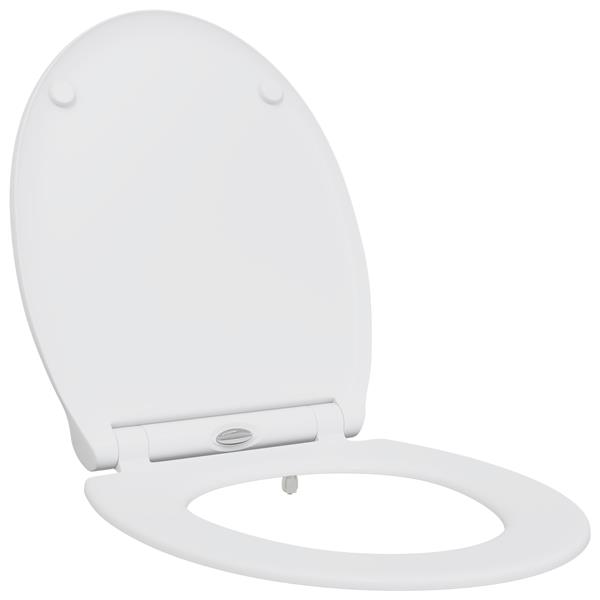 Grote foto vidaxl toiletbril soft close met quick release duroplast wit doe het zelf en verbouw sanitair