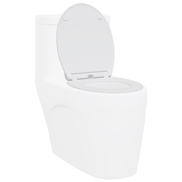 Grote foto vidaxl toiletbril soft close met quick release duroplast wit doe het zelf en verbouw sanitair