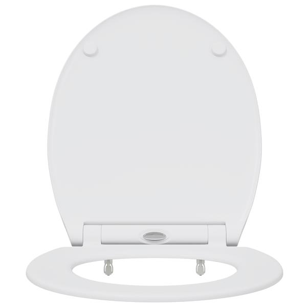 Grote foto vidaxl toiletbril soft close met quick release duroplast wit doe het zelf en verbouw sanitair