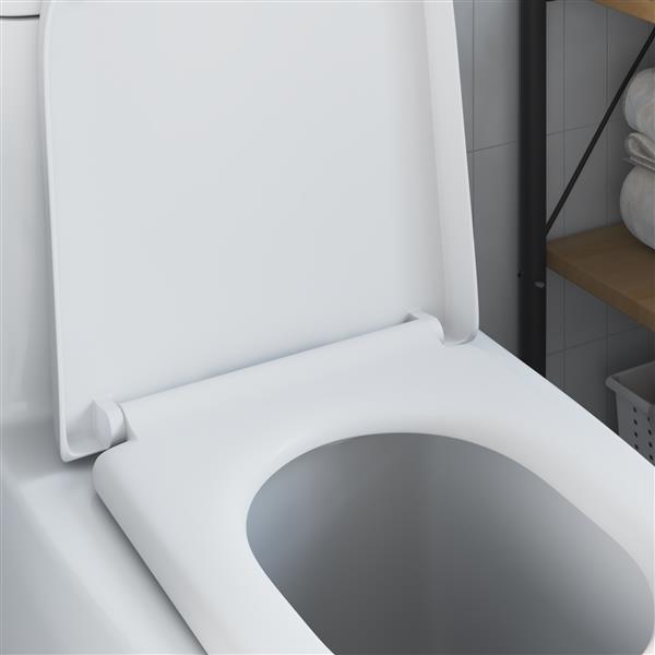 Grote foto vidaxl toiletbril soft close met quick release duroplast wit doe het zelf en verbouw sanitair