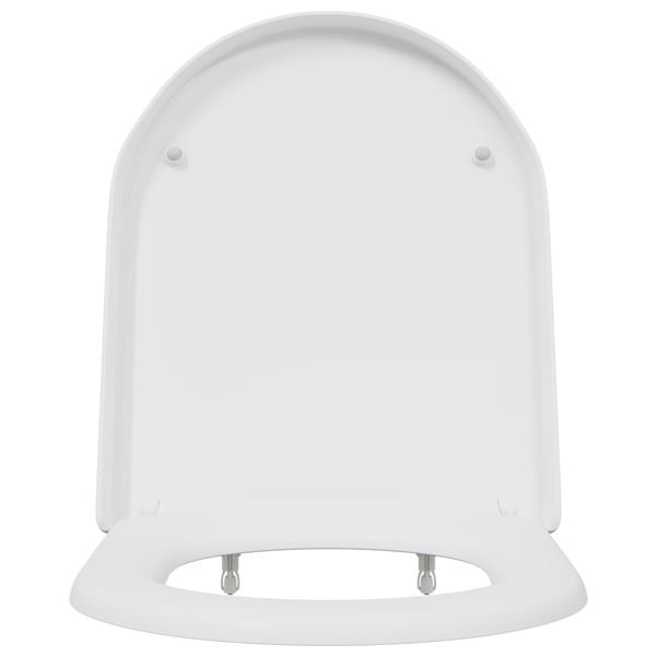 Grote foto vidaxl toiletbril soft close met quick release duroplast wit doe het zelf en verbouw sanitair