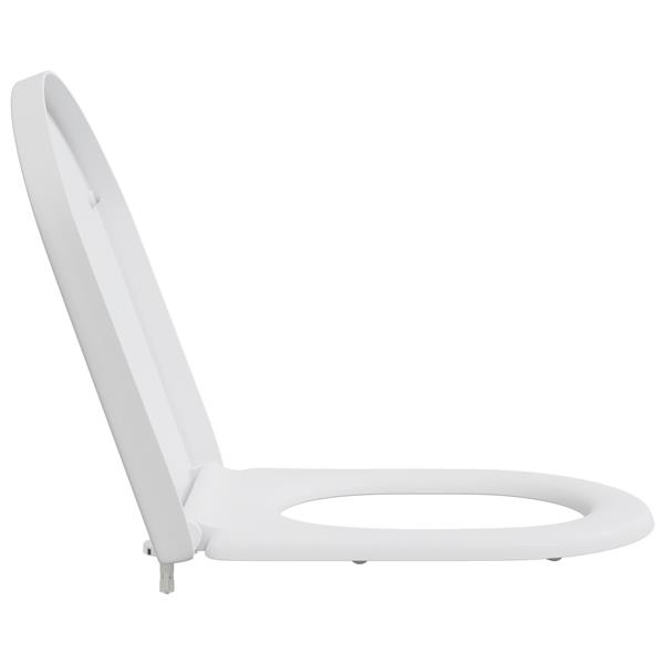 Grote foto vidaxl toiletbril soft close met quick release duroplast wit doe het zelf en verbouw sanitair