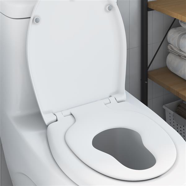 Grote foto vidaxl toiletbril met kinderzitje en quick release duroplast doe het zelf en verbouw sanitair