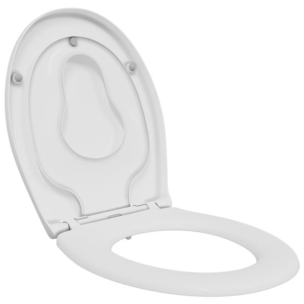 Grote foto vidaxl toiletbril met kinderzitje en quick release duroplast doe het zelf en verbouw sanitair