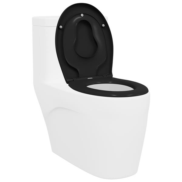Grote foto vidaxl toiletbril met kinderzitje en quick release duroplast doe het zelf en verbouw sanitair