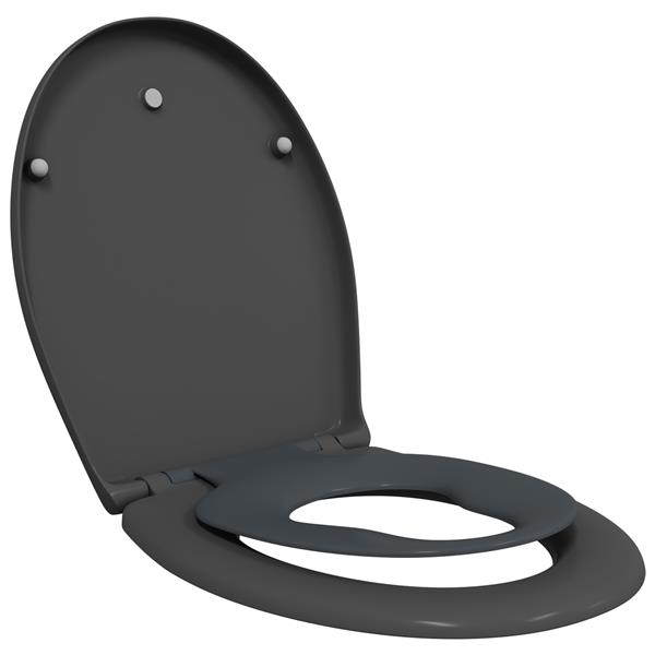 Grote foto vidaxl toiletbril met kinderzitje en quick release duroplast doe het zelf en verbouw sanitair
