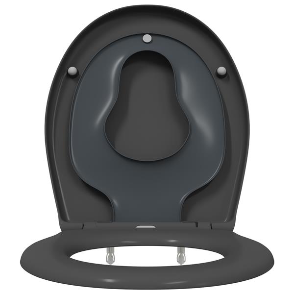 Grote foto vidaxl toiletbril met kinderzitje en quick release duroplast doe het zelf en verbouw sanitair