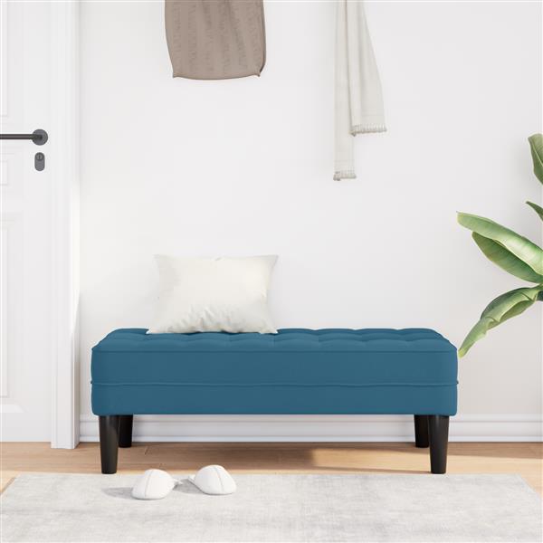Grote foto vidaxl ligbed blauw 113x57x39 cm velvet huis en inrichting overige huis en inrichting