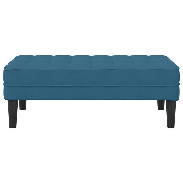 Grote foto vidaxl ligbed blauw 113x57x39 cm velvet huis en inrichting overige huis en inrichting