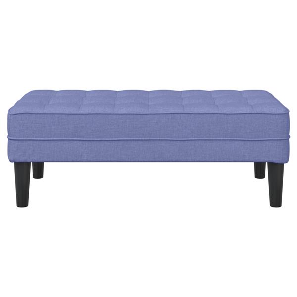 Grote foto vidaxl bank 113x57x39 cm stof jeansblauw huis en inrichting overige huis en inrichting