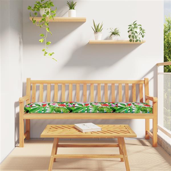 Grote foto vidaxl palletkussens 2 st bank 180x40x8 cm jungle oxford stof huis en inrichting woningdecoratie
